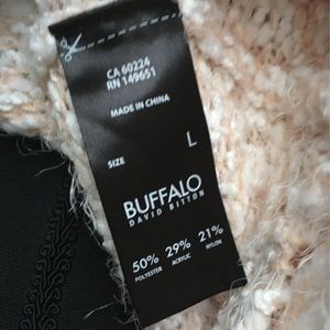 Buffalo David Bitton Women's Marilyn Sweater - Open Knit, Variegated Yarn, Scoop Neck Relaxed Fit